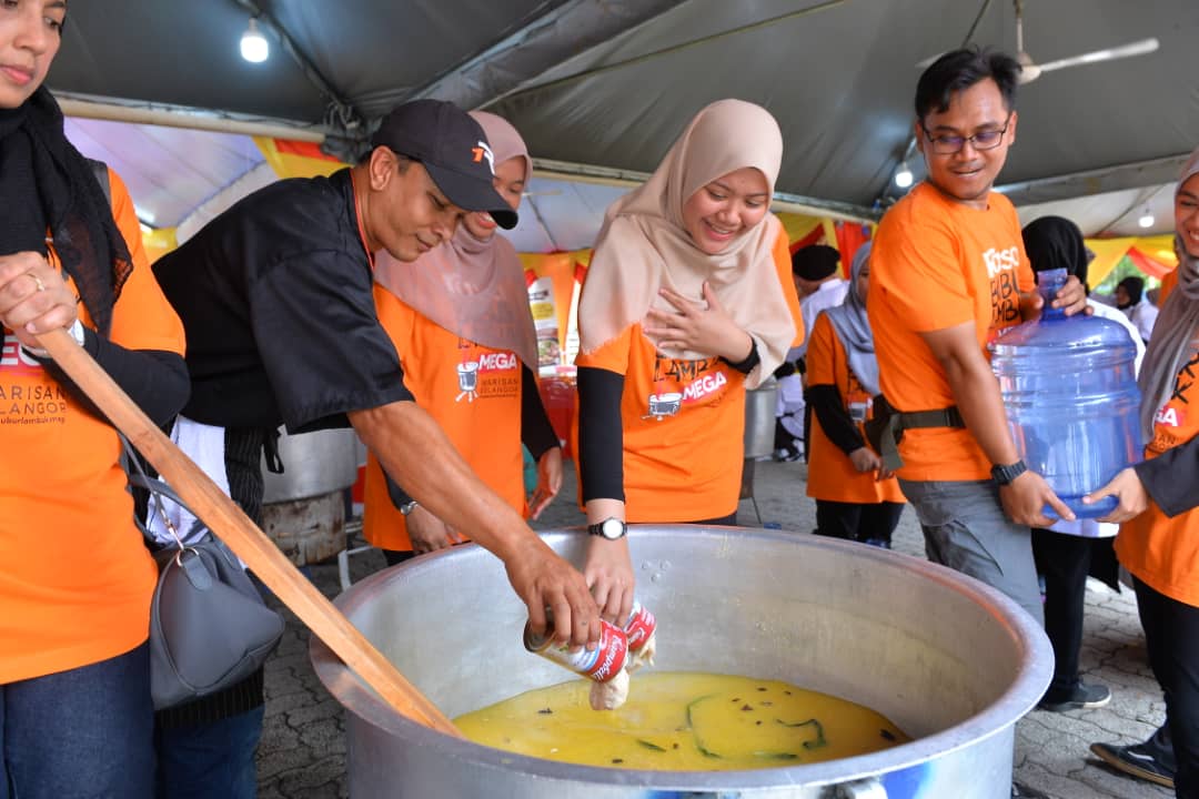 Kemeriahan Majlis RASA Bubur Lambuk Mega Warisan Selangor 2019, Keenakan Dinikmati Bersama