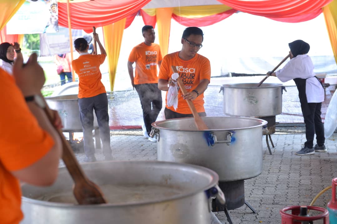 Kemeriahan Majlis RASA Bubur Lambuk Mega Warisan Selangor 2019, Keenakan Dinikmati Bersama