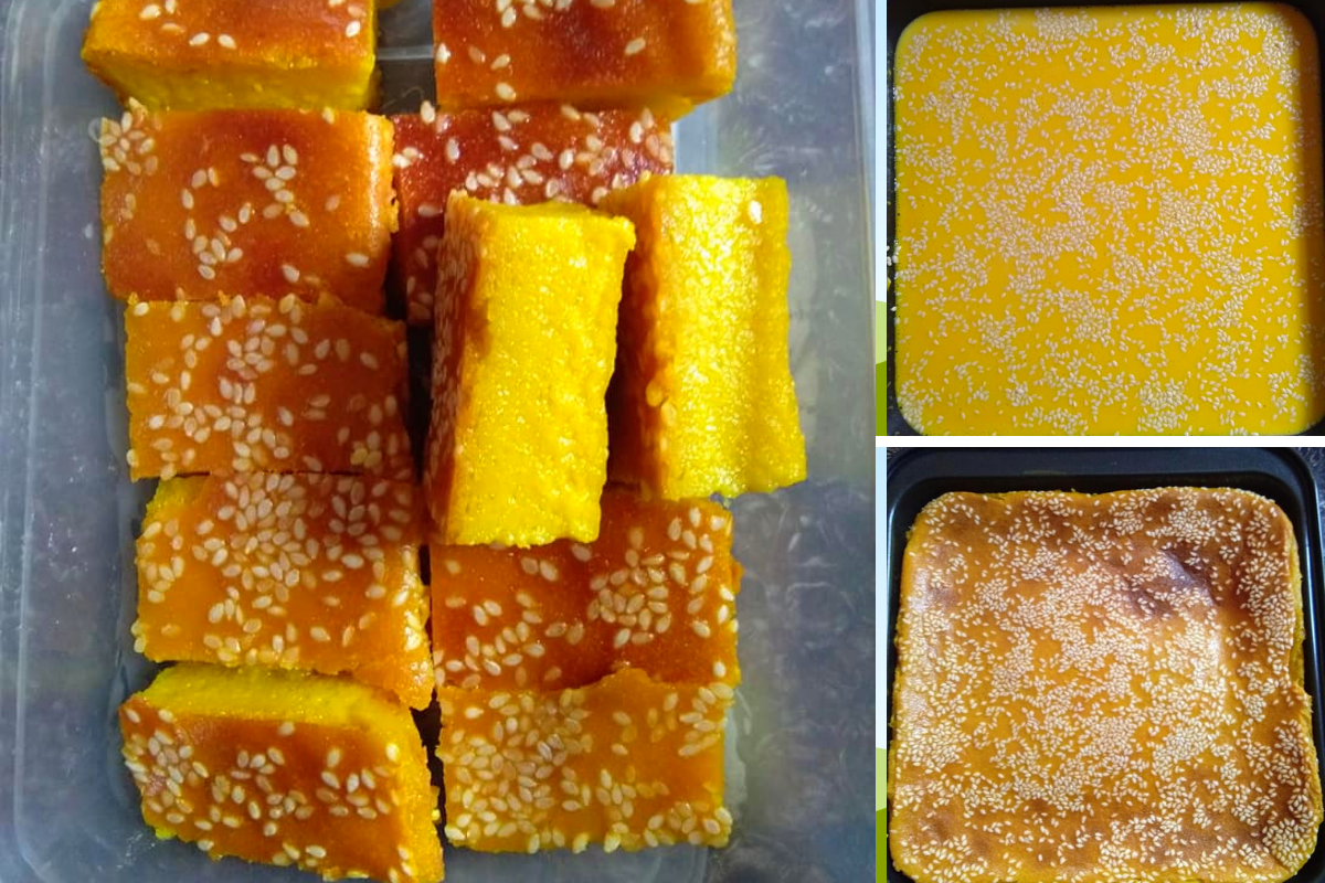 Resipi Kuih Bingka Durian Sedap Sukatan Bahan Guna Cawan.