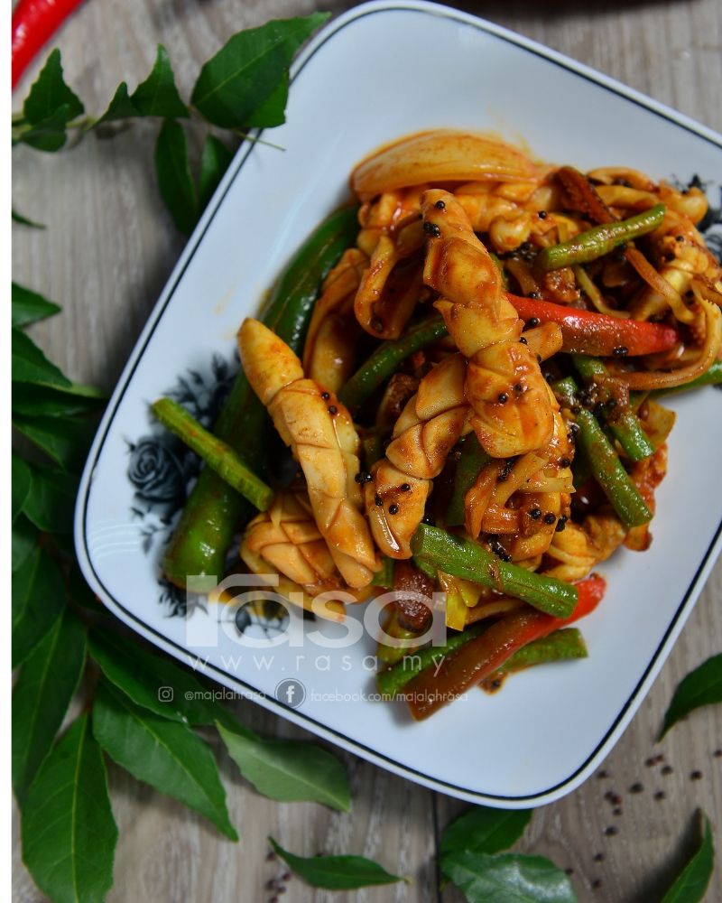 Masak Sotong & Udang Ala Tradisi,  Chef Asma Kongsi Resipi Air Tangannya