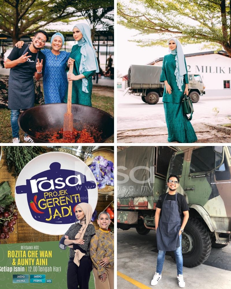Rasa Projek Gerenti Jadi, Che Ta & Aunty Aini serta Raqib Majid, Sajian Raya  Buat Wira Negara