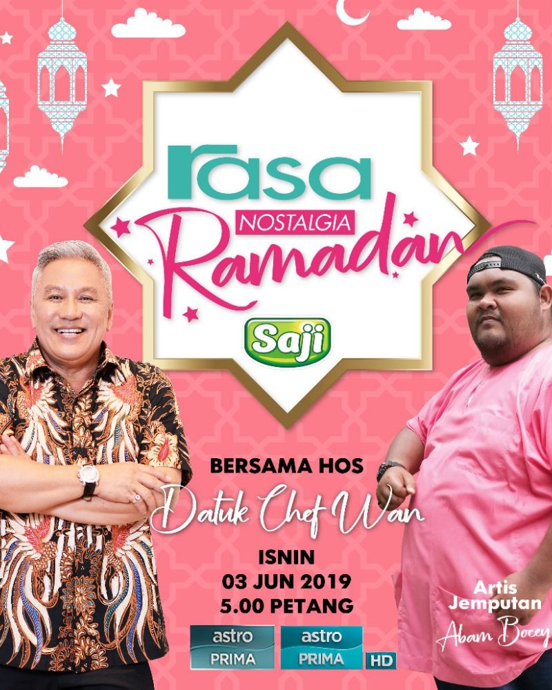 Ayam Berkuah Kacang dan Biskut Pecan Istimewa, Sajian Raya Serina & Papanya Chef Wan