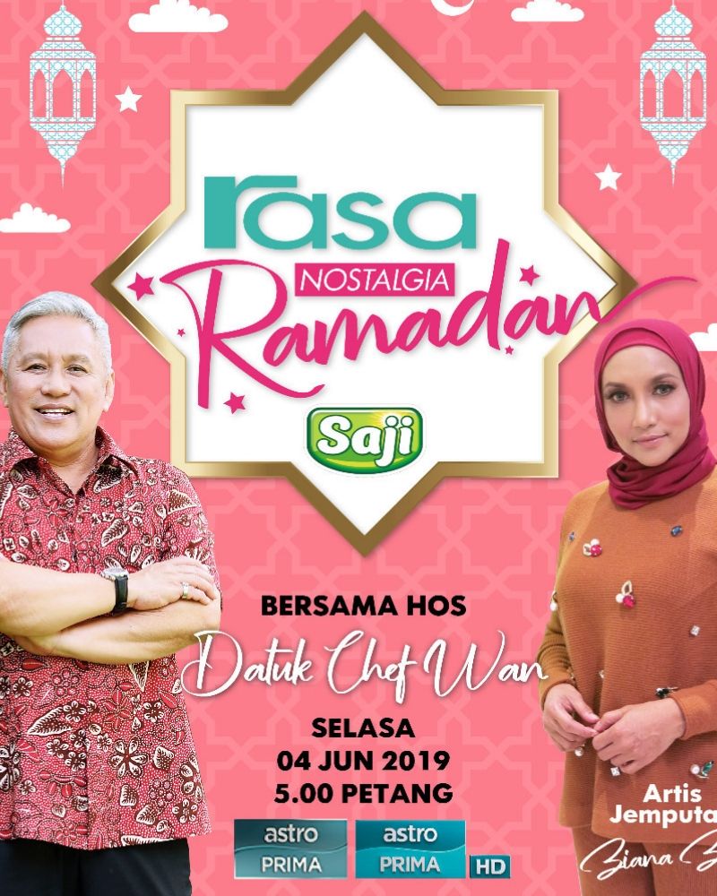 Ayam Berkuah Kacang dan Biskut Pecan Istimewa, Sajian Raya Serina & Papanya Chef Wan