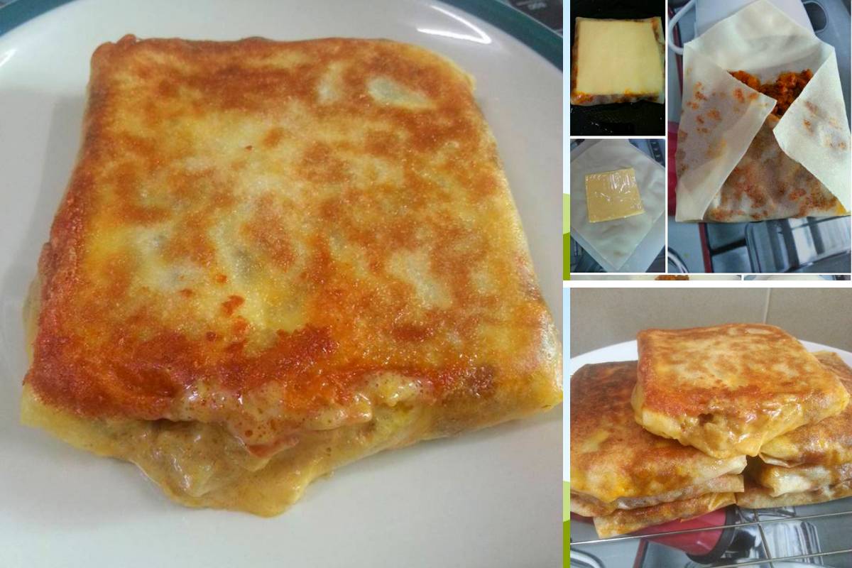 Resipi Murtabak Daging Kulit Popia Paling Sedap &#038; Mudah