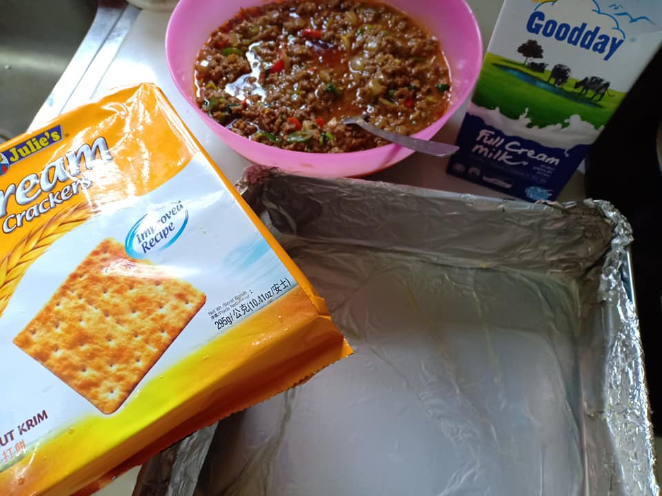 Cara Buat Murtabak Cream Crackers. Resipi Paling Senang &#038; Sedap