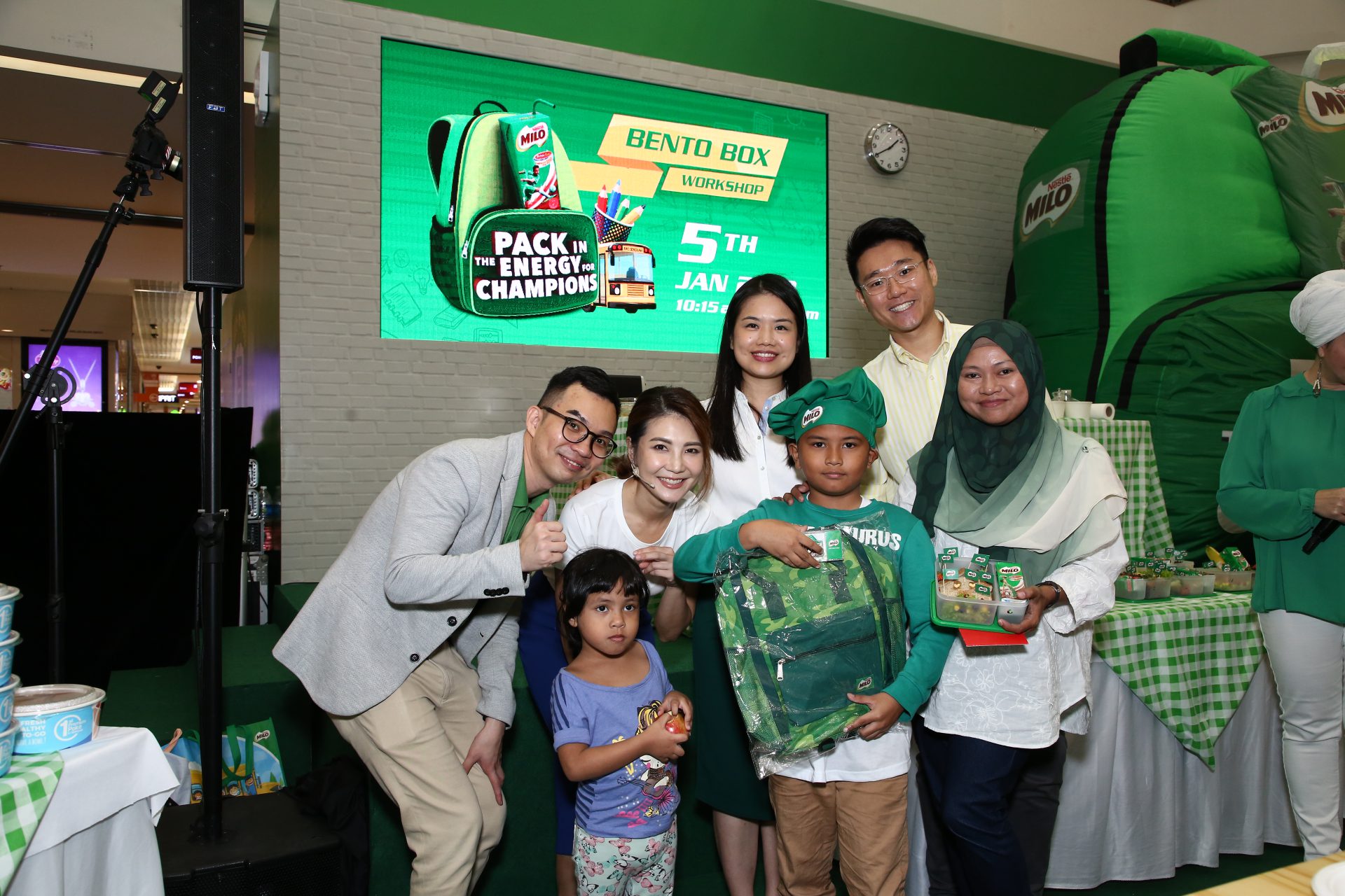 Bengkel Bento MILO® UHT Bekalkan Khasiat Dan Tenaga Untuk Si Juara