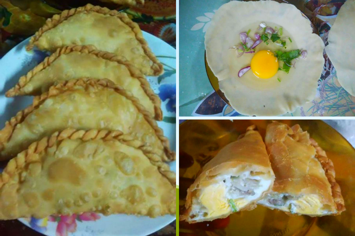 Cara Mudah Buat Karipap Gergasi Inti Telur Yang Sangat Sedap.