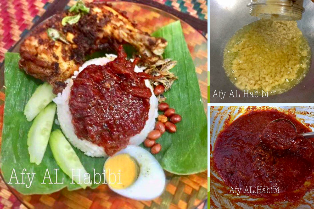 Cara Masak Sambal Nasi Lemak Yang Sedap & Pelbagai Guna.