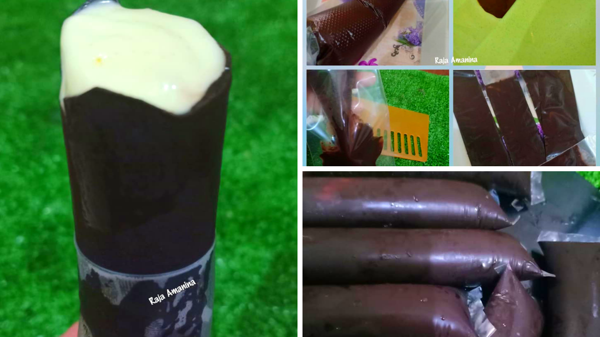 Cara Buat Aiskrim Ala Magnum Viral Secara Homemade