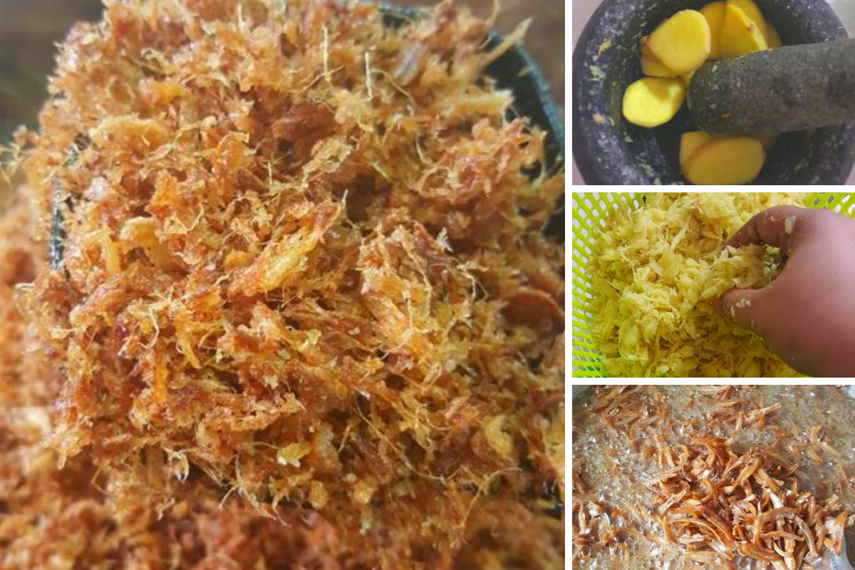 Cara Mudah Masak Serunding Halia Kering Secara Homemade