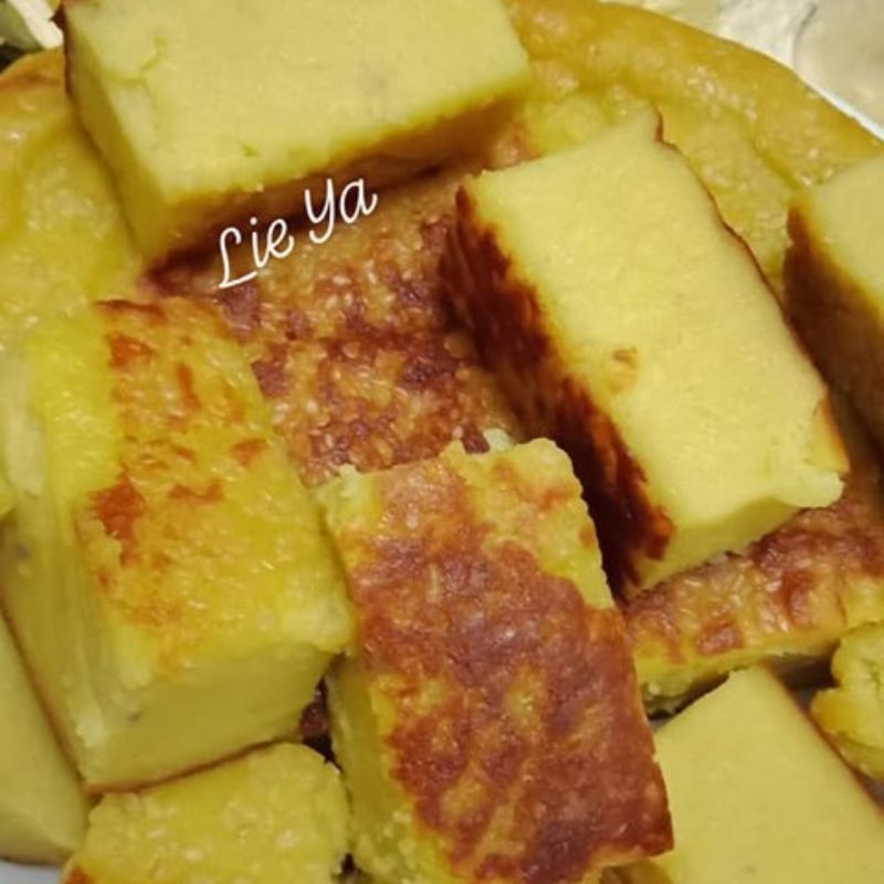 Bingka Durian Lemak Manis . Mudah Saja Ikut Sukatan Cawan