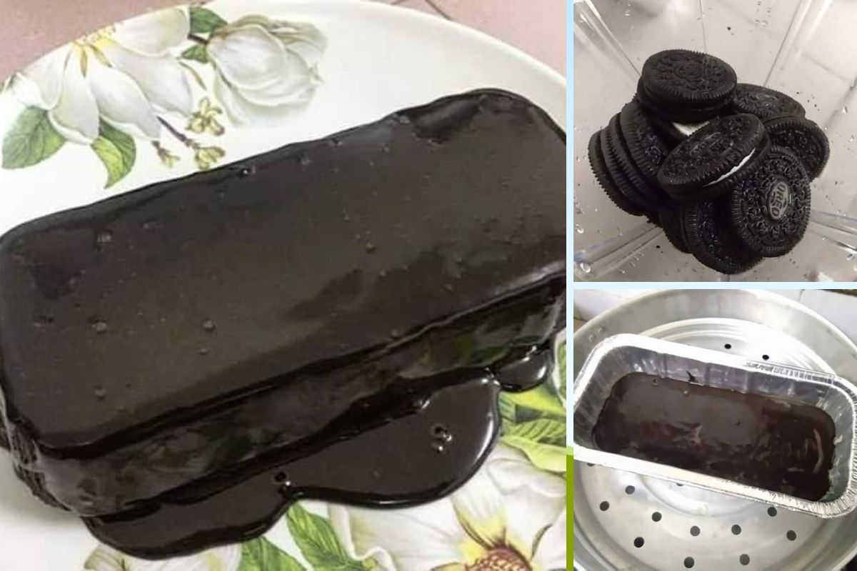 Kek Oreo Cara Kukus Paling Mudah Nak Buat