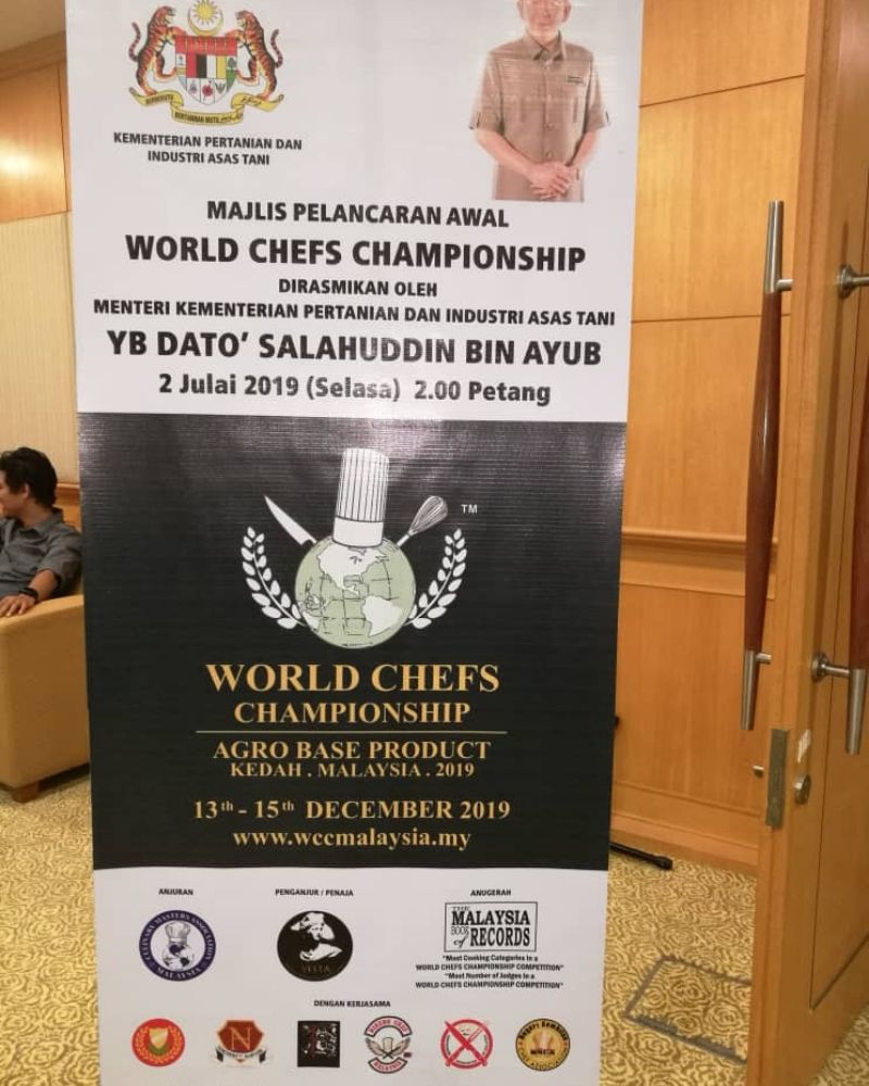 World Chefs Championship , Lebih 2,000 Peserta  Bakal Menggegar Stadium Sultan Abdul Halim, Kedah.