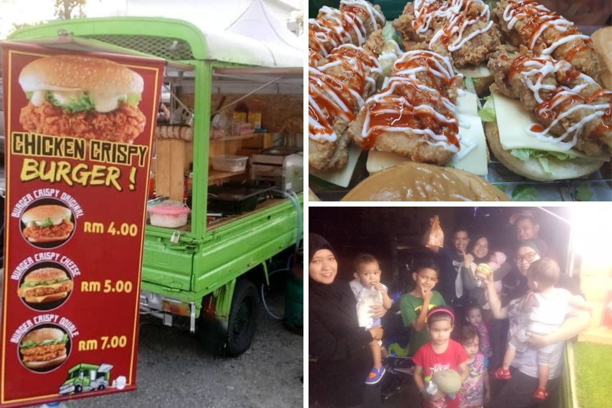 Crispy Chicken Burger, Keenakan Dari Sebuah Lori Klasik