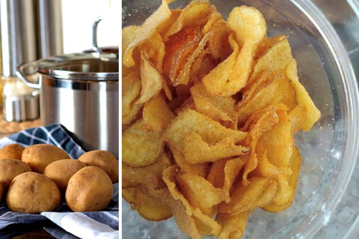 Buat Sendiri Kerepek Kentang Ala Mr Potato, Sedap Makan