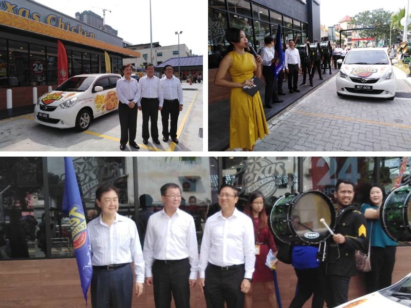  Texas Chicken Malaysia Buka Cawangan Pertama Drive-Thru Di Lembah Klang.