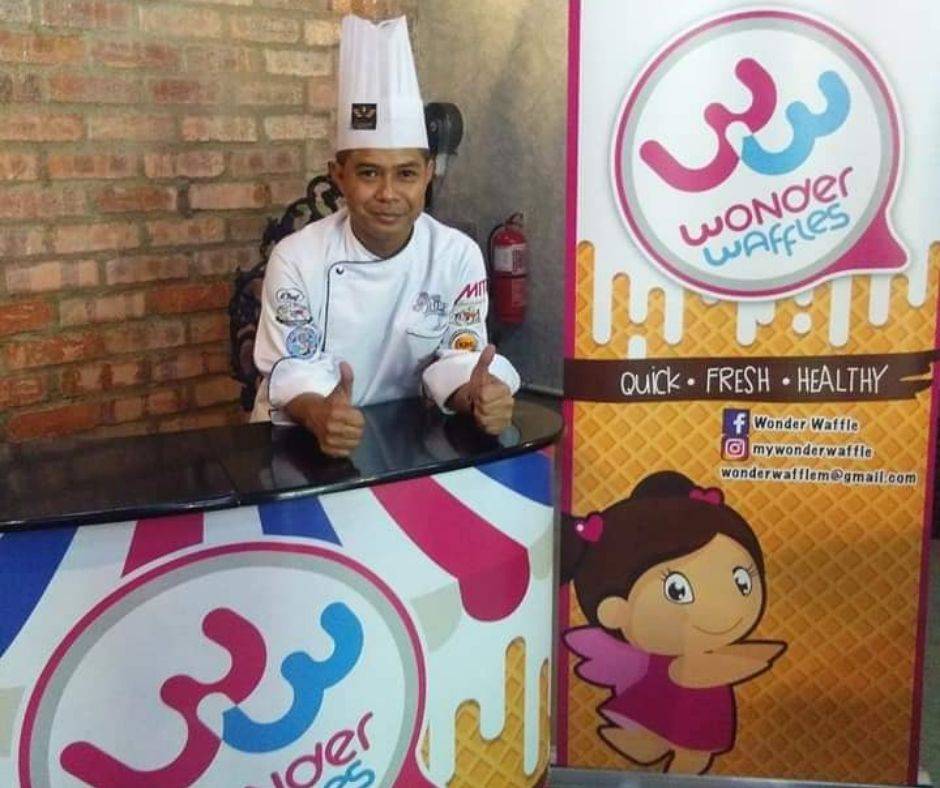 Chef Aziz Yakin Projek Wonder Waffles Bantu Jana Kewangan Golongan Sasar