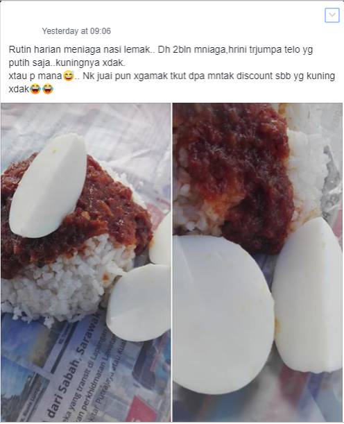 Aneh, Telur Rebus Tanpa Kuning. Ini Mungkin Puncanya.