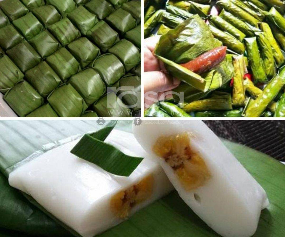 Tujuh Kuih Berbalut Daun Pisang. Sedap DiBawa Berbuka