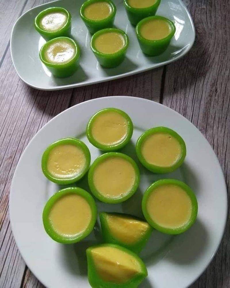 Kuih Telaga Emas… Pencuci Mulut Kenyal Di luar & Lembut Di Tengah.