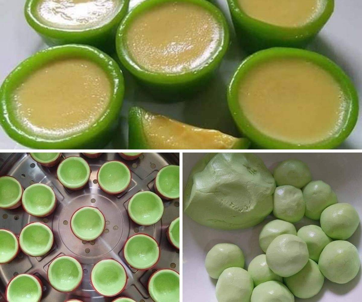 Kuih Telaga Emas… Pencuci Mulut Kenyal Di luar & Lembut Di Tengah.