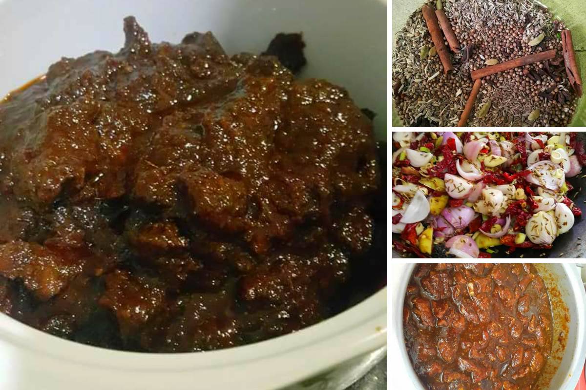 Resipi Daging Malbari Guna Sukatan 1 Kg Daging.