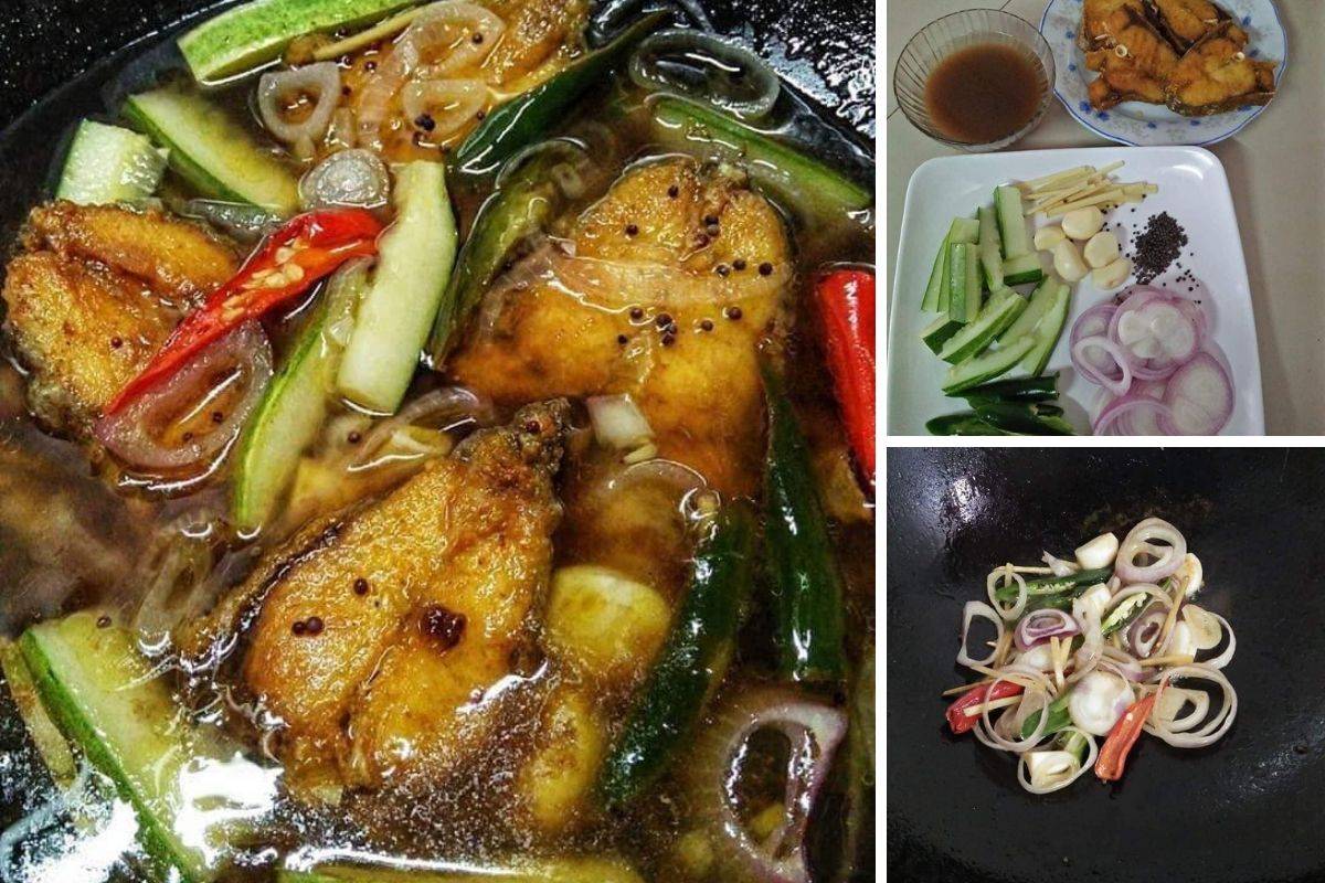 Ikan Masak Asam Cuka Sedap Dimakan Bersama Nasi Panas