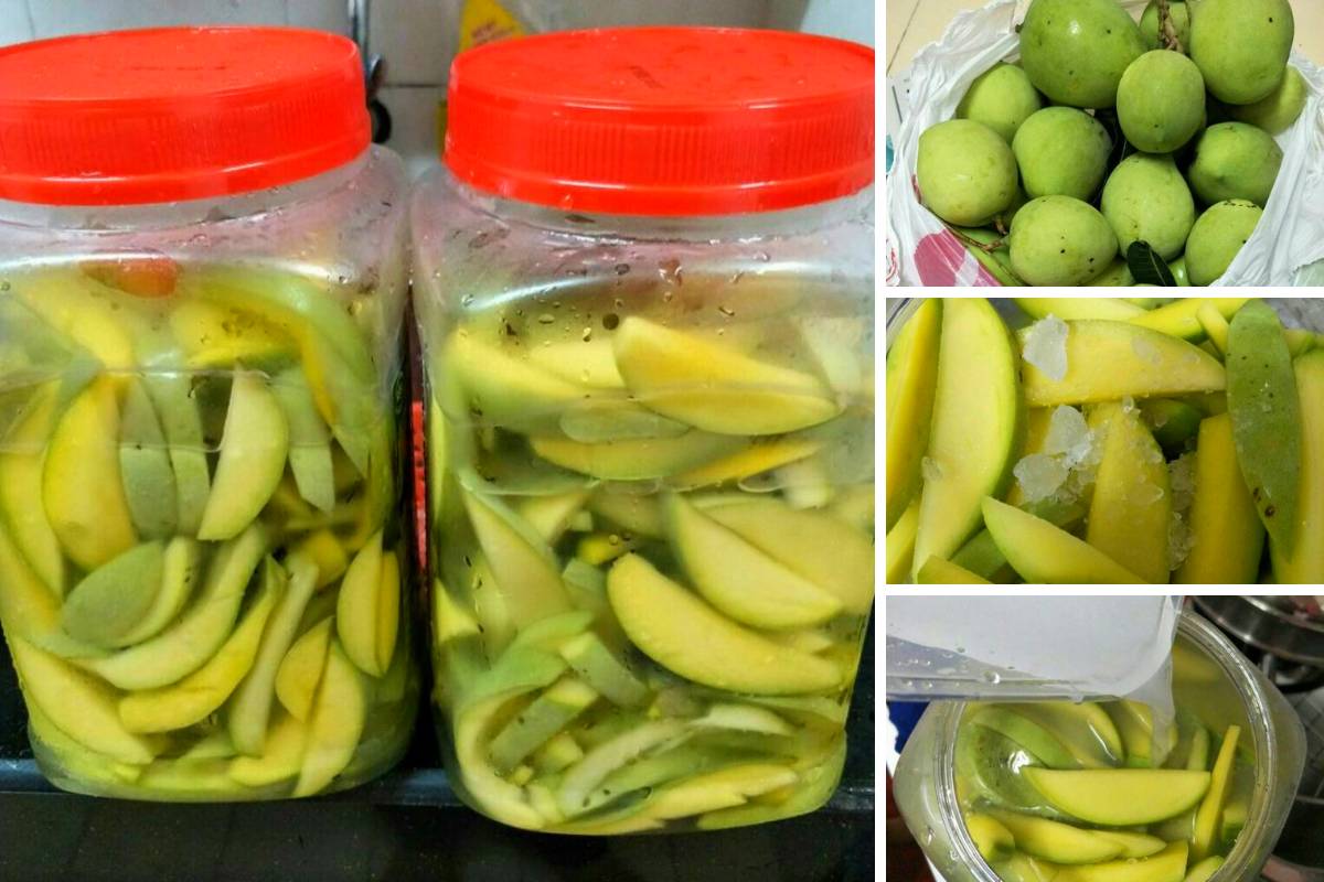 Cara Buat Jeruk Mangga Epal Sedap Tanpa Guna Pengawet.