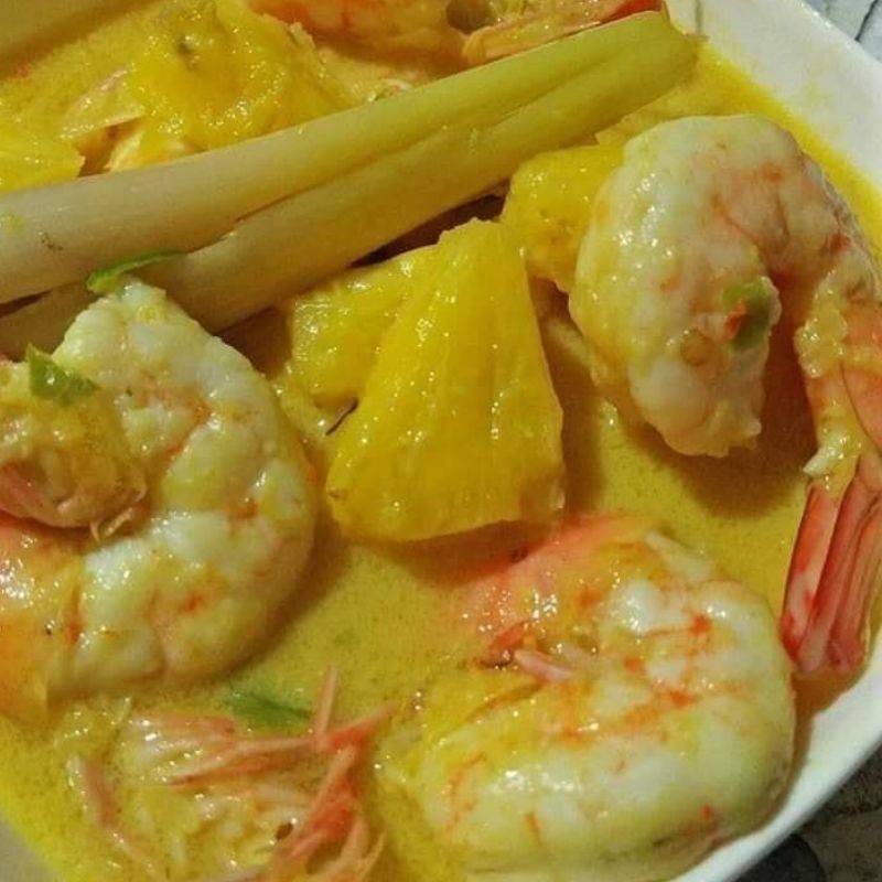 Resipi Udang Masak Lemak Cili Padi Dan Nenas