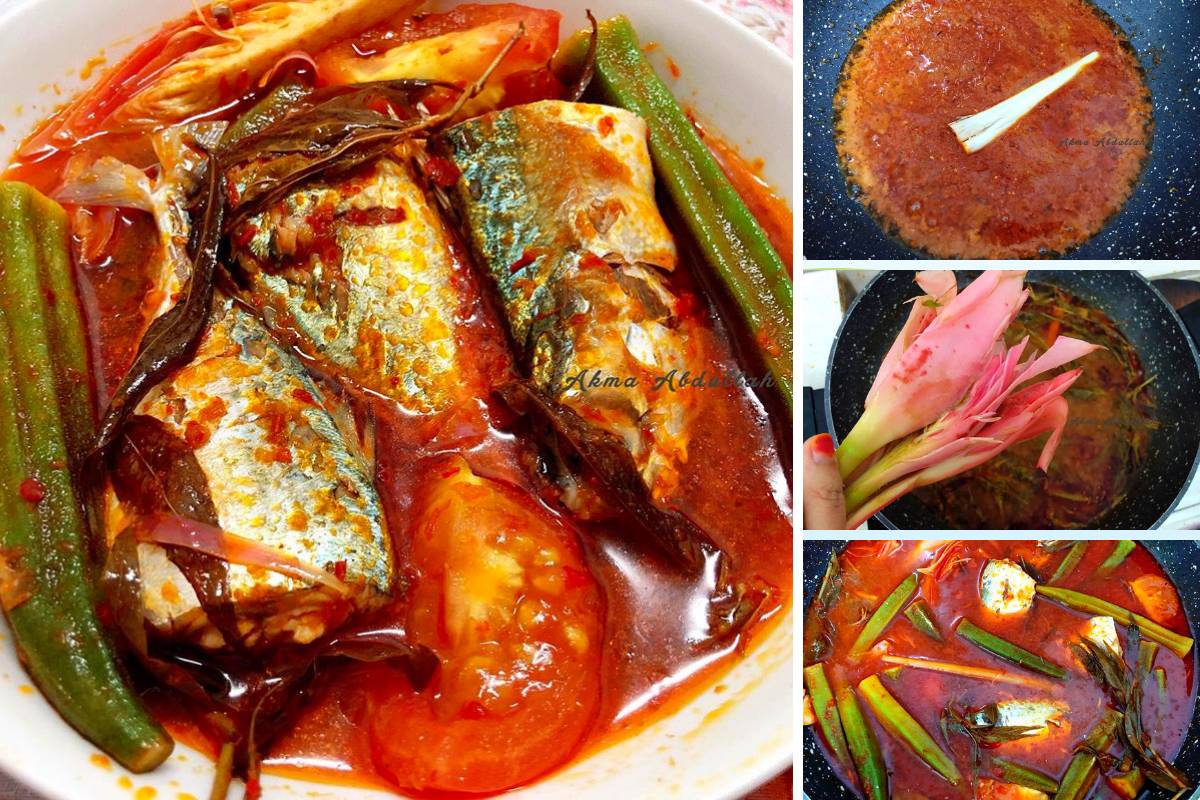 Cara Masak Asam Pedas Kembung Yang Mudah, Sedap & Tak Hanyir.