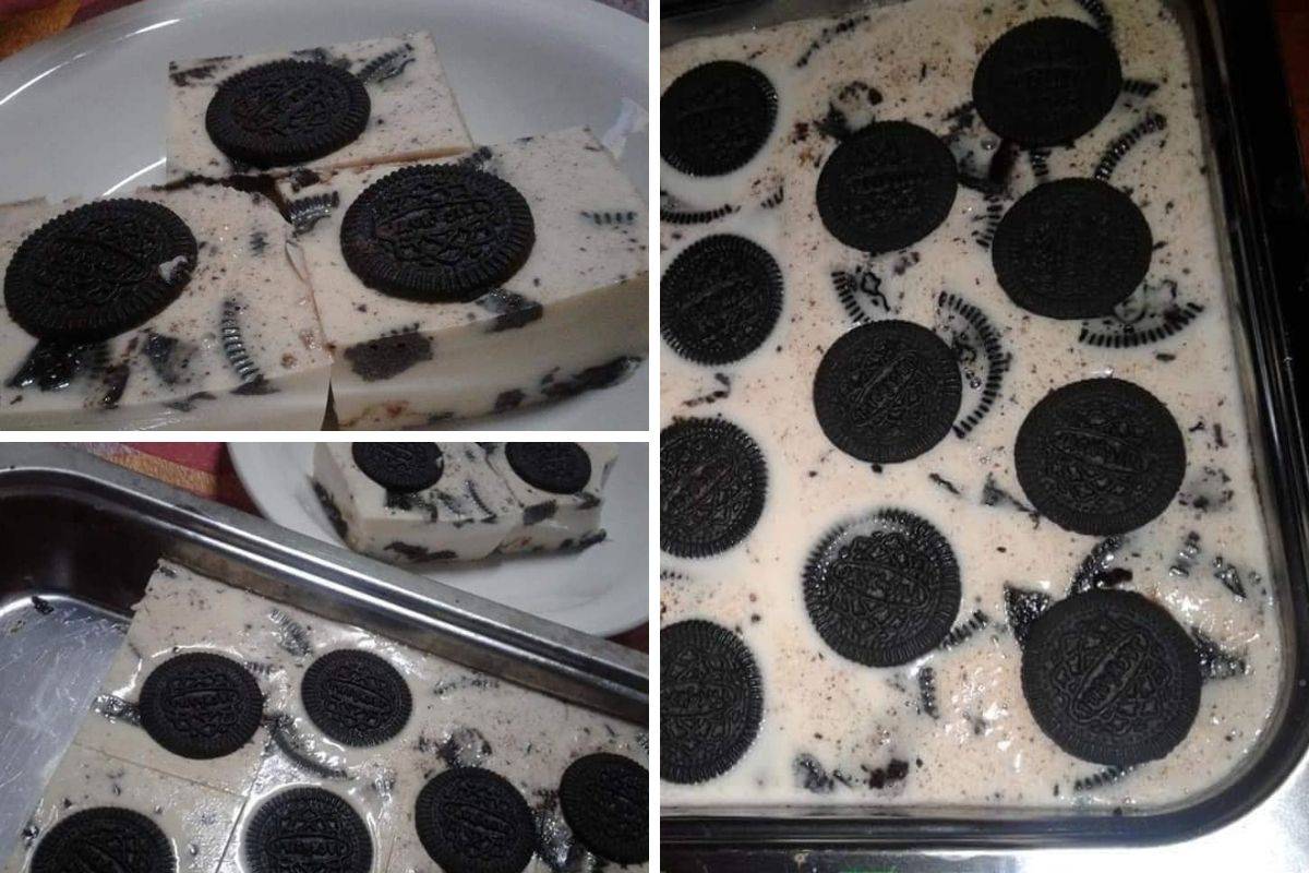 Guna 4 Bahan Saja, Agar-Agar Oreo Ni Memang Win!