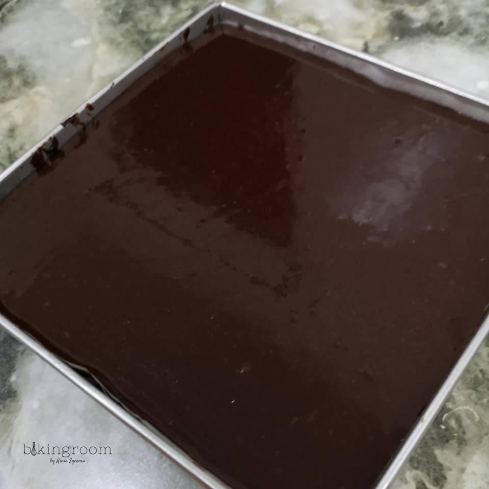 Kek batik indulgence tanpa gelatin