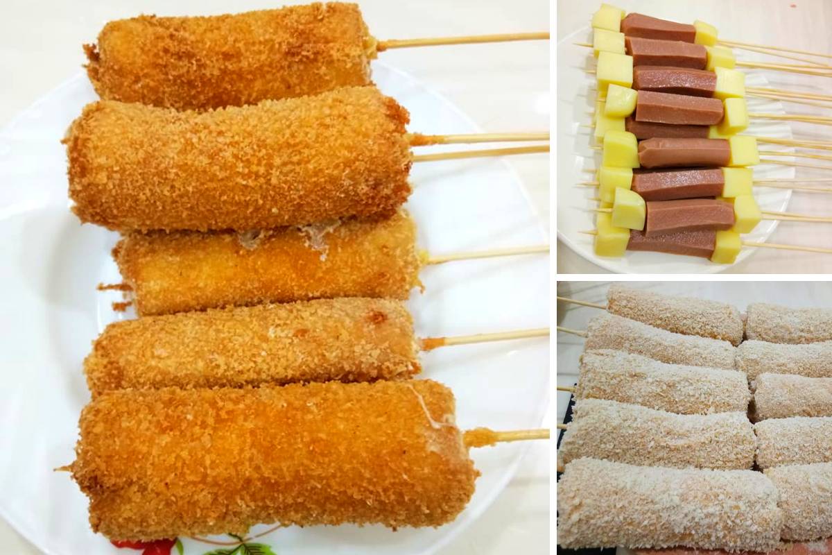 Resipi Ala Corndog Yang Sedap & Boleh Buat Secara Homemade.