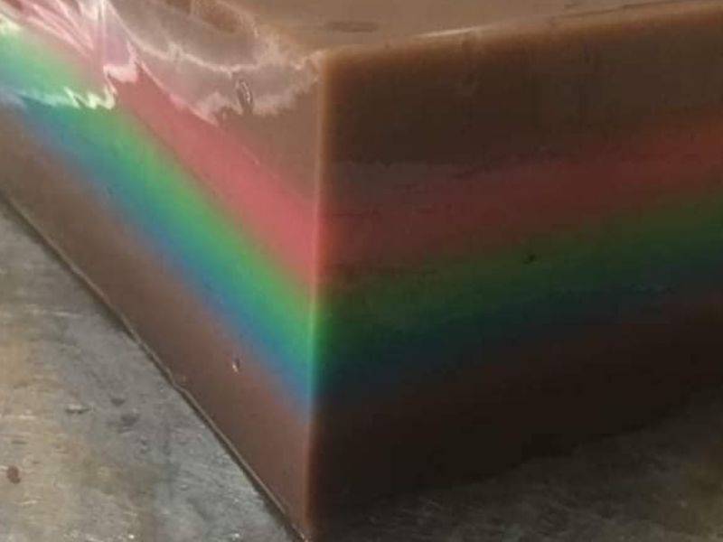 Agar-agar Coklat Pelangi Elok Aje Rupanya, Mudah Sangat Buatnya.