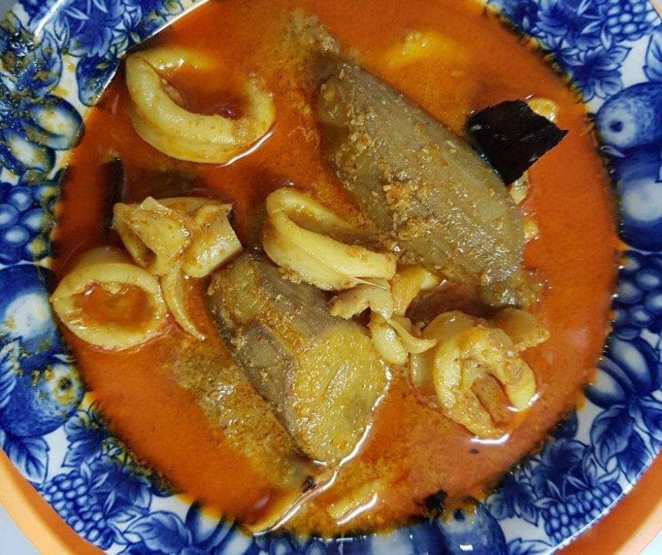 Kari Sotong Pisang Muda, Lauk Patut Korang Cuba