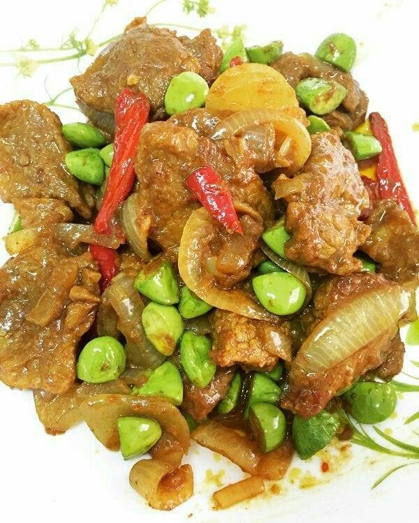 Resipi Daging Goreng Petai, Buat Tambah Selera Makan