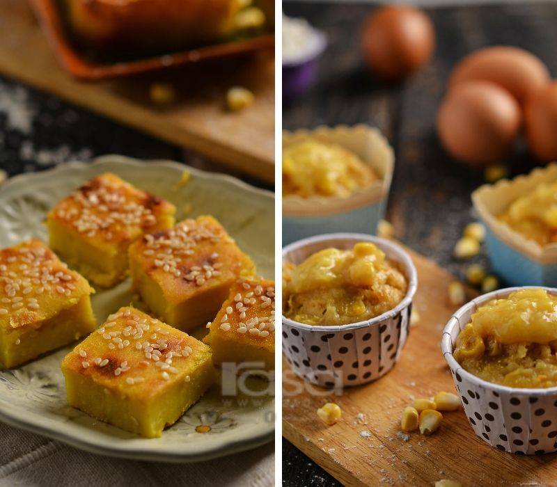 Muffin & Bingka Jagung, Jadi Teman Sarapan Esok Hari