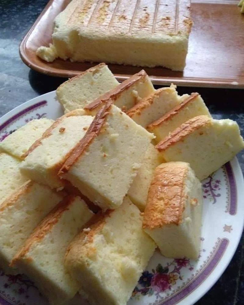 Cheese Cake Gebu Gabas Dari  4 Bahan, Resipi Tak Hanyir Telur…