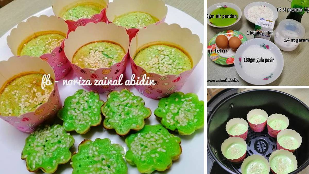 Cara Mudah Masak Kuih Bakar Kemboja Guna Dapur Gas Air Fryer