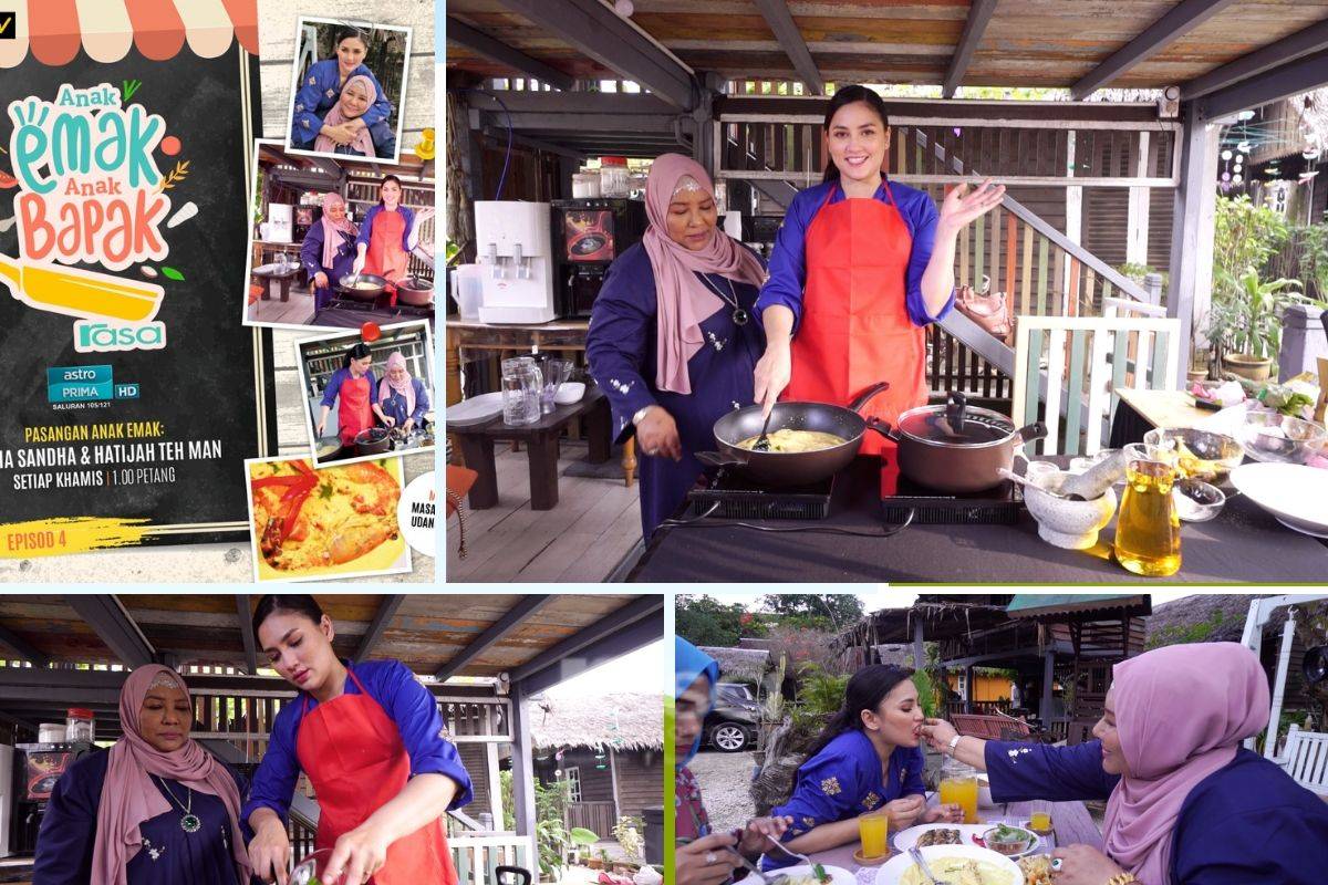 Fasha Sandha Masak Lauk Kegemaran Mama, Masak Lemak Udang Galah