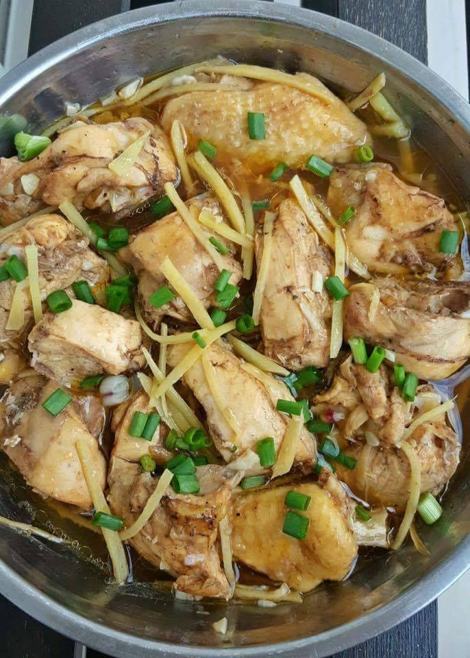 Resipi Ayam Kukus Halia Simple & Sedap