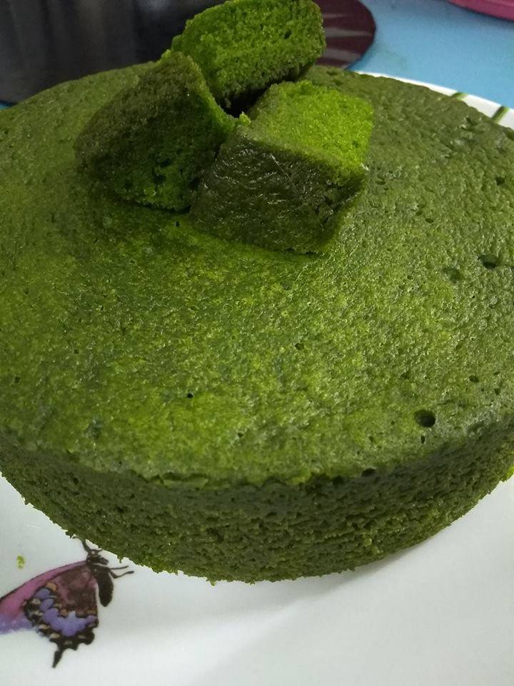 Resipi Kek Lumut Kukus Sedap, Gebu & Super Lembut