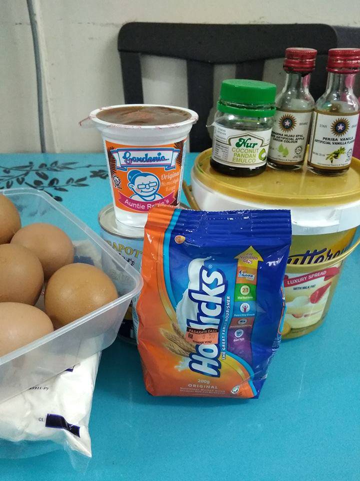 Resipi Kek Lumut Kukus Sedap, Gebu & Super Lembut