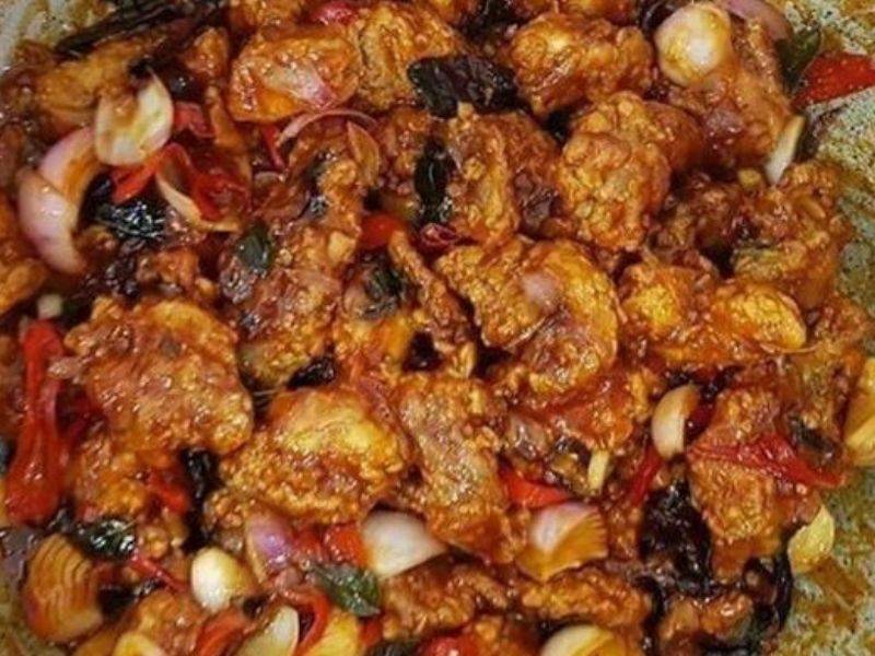 Masam, Manis Pedas , Sedapnya Ayam Masak Cili Kering Stail Cina Muslim