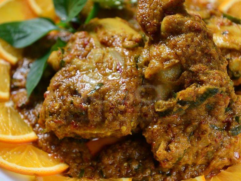 Sedapnya Rendang Ayam Kampung & Kambing  Kasmiri, Air Tangan Master Chef Sabri Hassan.