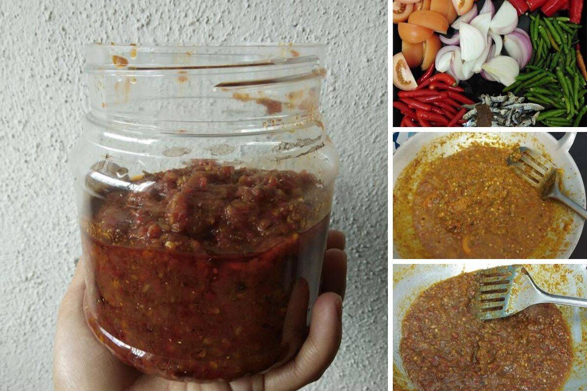 Resipi Mudah Buat Sambal Ayam Penyet. Boleh Simpan Untuk Stok.