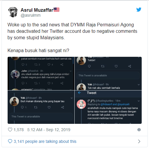 Tiada Lagi Perkongsian Masakan & Resipi Daripada Tuanku Permaisuri Agong.