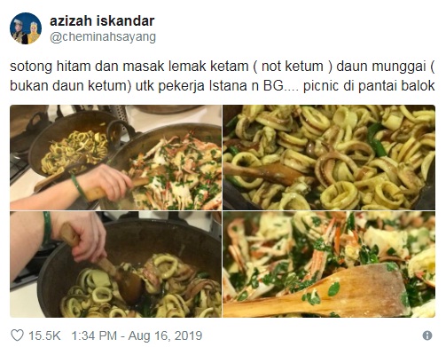 Tiada Lagi Perkongsian Masakan & Resipi Daripada Tuanku Permaisuri Agong.