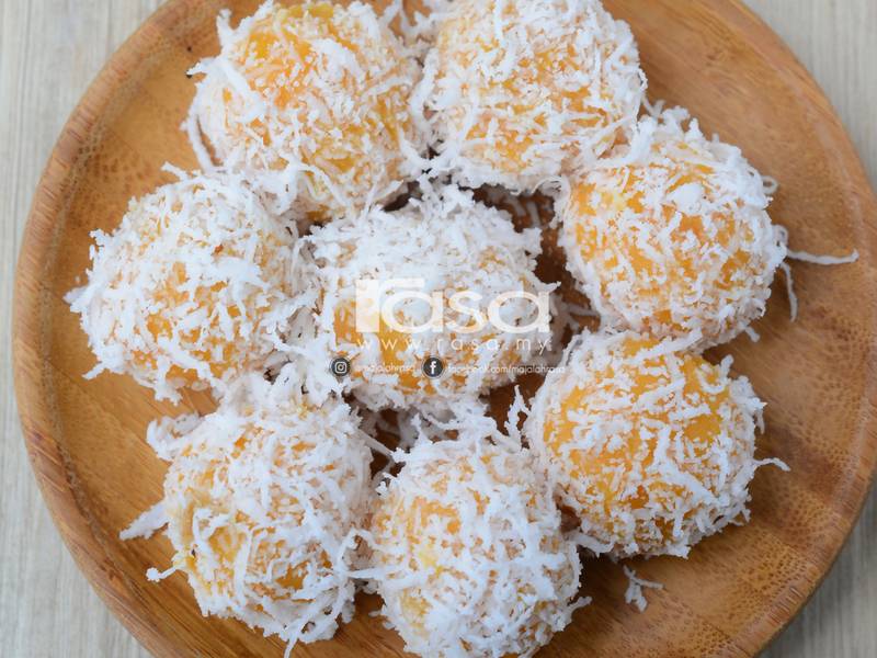 Buat Sendiri Kuih Onde-Onde Keledek, Lebih Sedap & Lebih Jimat.