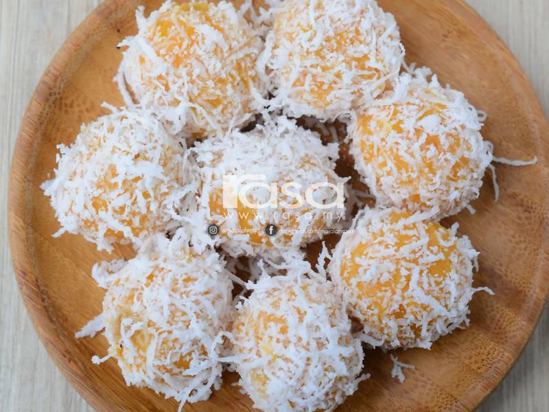 Buat Sendiri Kuih Onde-Onde Keledek, Lebih Sedap &#038; Lebih Jimat.